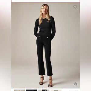 J. Crew Black Ankle Pants